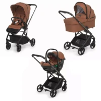 Foppapedretti Trio Tic Toc con Passeggino, Navicella e Seggiolino Auto i-Size 40-87cm - Tuscany