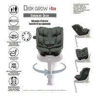 Immagine di Foppapedretti Disk i-Size Seggiolino Auto Evolutivo 40-150 cm - dalla nascita ai 12 anni circa