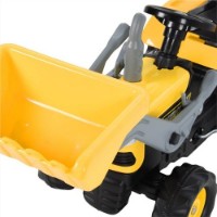 Trattore Pedali Giallo Dolu con Escavatore	
