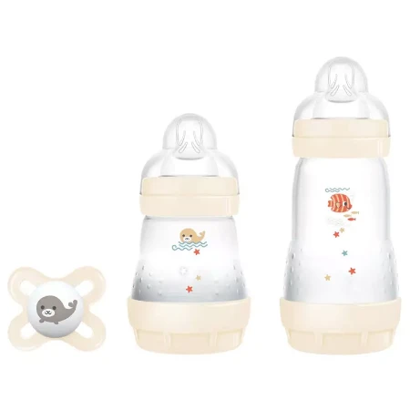 Immagine di Mam Easy Start Set Benvenuto Regalo con 2 Biberon Anticolica e Ciuccio Neonato 0m+
