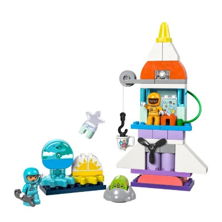 LEGO DUPLO Avventura dello Space Shuttle 3 in 1 10422