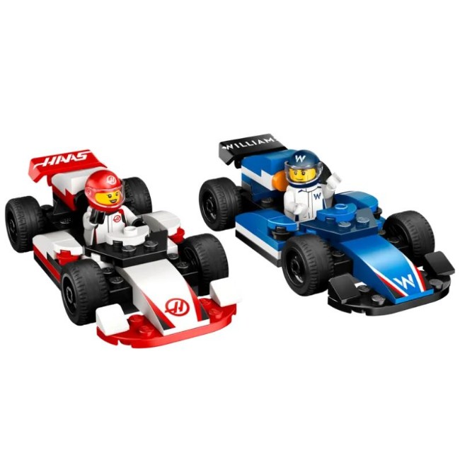 LEGO City Monoposto Williams Racing e Haas F1 60464