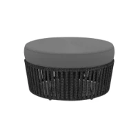 Immagine di Vermobil Tavolino Pouf Daisy Rope Grigio Antico 