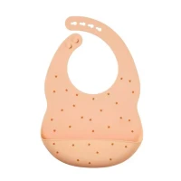 Immagine di Nattou Bavaglino in Silicone Regolabile con Tasca Raccogli Briciole