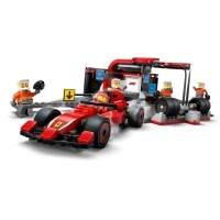 LEGO City F1 Pit Stop e Pit Crew con Auto Ferrari 60443