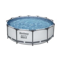 Bestway Piscina Rotonda Steel Pro MAX 56408 - 305x76cm con Filtro a Cartuccia	