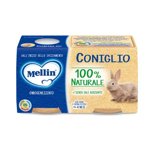 Immagine di Mellin Omogeneizzato Coniglio 2x120gr