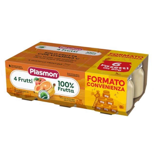 Immagine di Plasmon Omogeneizzato Frutta Mista 6x80gr