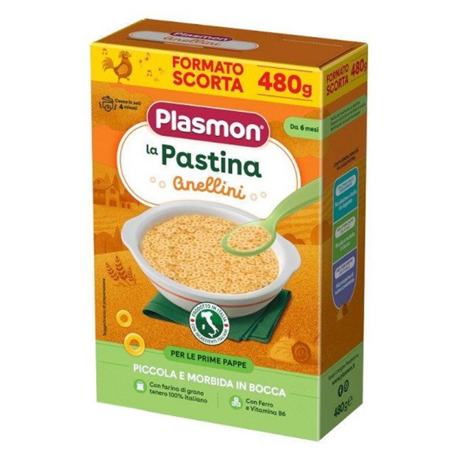 Immagine di Plasmon La Pastina Anellini 480gr