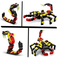 LEGO Creator 3in1 Animali Selvatici: Ragno Trasformista 31159