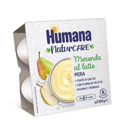 Immagine di Humana Merenda Latte e Pera 4x100gr
