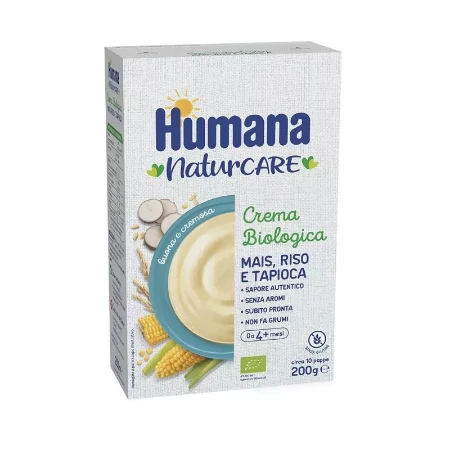 Immagine di Humana Crema Biologica Mais, Riso e Tapioca 200gr