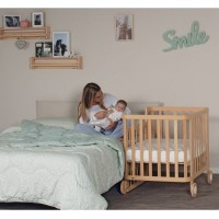 Immagine di Foppapedretti Evo Culla Neonato in Legno Evolutiva con Materasso incluso
