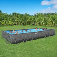 Immagine di Bestway Piscina Rettangolare APX 365 - 561KJ - 956x488x132cm con Filtro a Sabbia