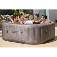 Immagine di Bestway Piscina Idromassaggio Gonfiabile Lay-Z-Spa Rome Airjet 180x180 cm 6001K