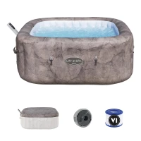 Immagine di Bestway Piscina Idromassaggio Gonfiabile Lay-Z-Spa Rome Airjet 180x180 cm 6001K