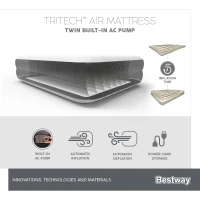 Immagine di Bestway Materasso Singolo Gonfiabile Airbed Tritech 67401-5