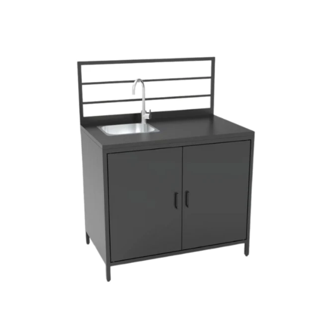 Immagine di Ompagrill Modulo Componibile con Lavello Inox in Alluminio
