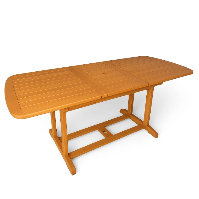 Immagine di Tavolo Allungabile Dakota 90x150/200 in Legno Tropicale PEFC