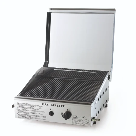 Immagine di Ompagrill Barbecue Plancha Single con Coperchio