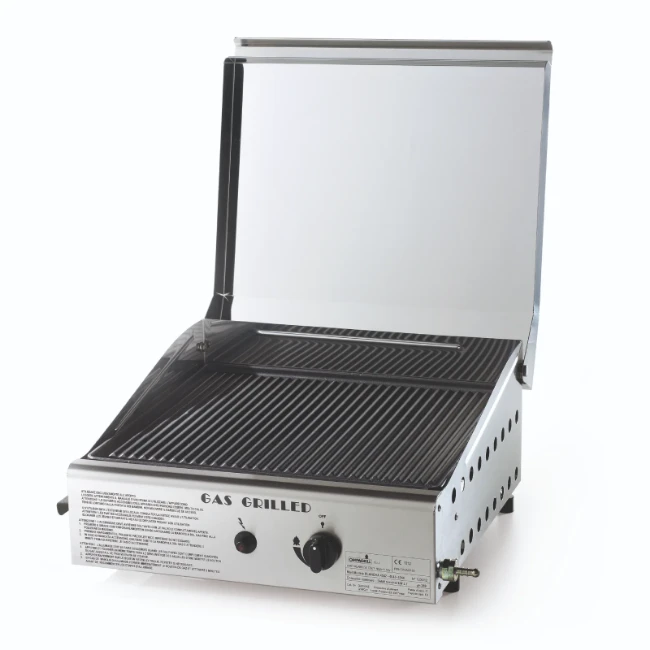 Immagine di Ompagrill Barbecue Plancha Single con Coperchio