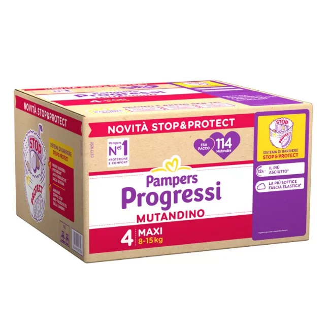 Immagine di Pampers Progressi Mutandino Maxi Esapack tg 4 - 114pz