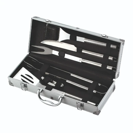 Immagine di Ompagrill Set Valigetta da 6 Utensili in Acciaio Inox