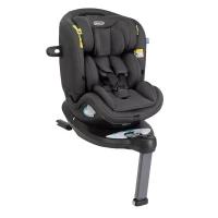 Immagine di Graco Turn2Me Grow i-Size Seggiolino Auto Isofix con Base 360 Girevole, 0-7 anni, Reclinabile, Protezione Laterale