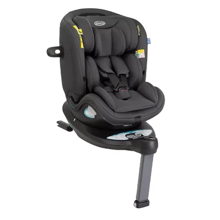 Immagine di Graco Turn2Me Grow i-Size Seggiolino Auto Isofix con Base 360 Girevole, 0-7 anni, Reclinabile, Protezione Laterale