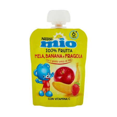 Immagine di Nestlé MIO Pouch Mela Banana e Fragola 90gr