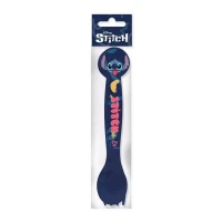 Immagine di Set Posate Stitch per Neonato con Cucchiaio e Forchetta Ergonomici