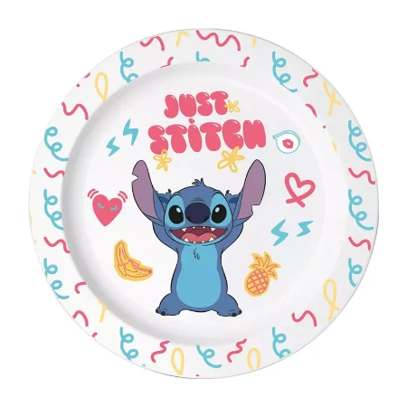 Immagine di Piatto Piano Stitch per Bambini – Adatto a Microonde 