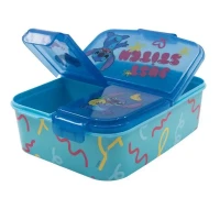Immagine di Sandwich Box Stitch Contenitore Porta Pranzo per Bambini, Multi Scomparti, Chiusura Sicura