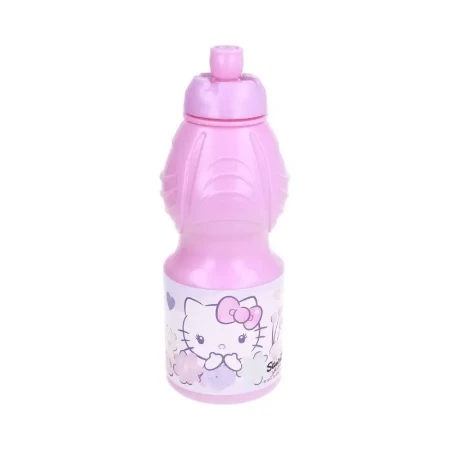 Immagine di Hello Kitty Boraccia Sport in Plastica con Beccuccio Ergonomico 400ml