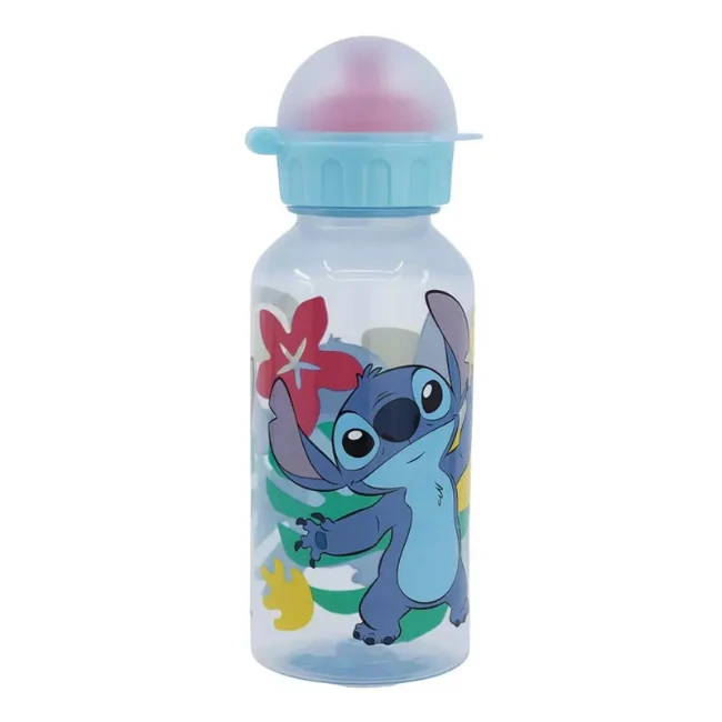 Immagine di Borraccia Scuola Stitch per Bambini, Tappo a Vite Igienico - 370ml