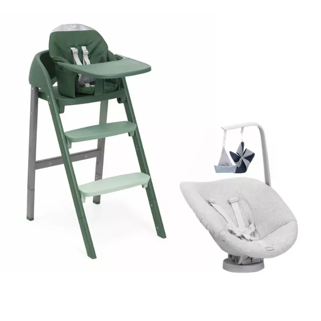 Immagine di Chicco Crescendo Up Sedia Evolutiva con Sdraietta inclusa, Trasformabile in Sedia Adulti - dalla Nascita