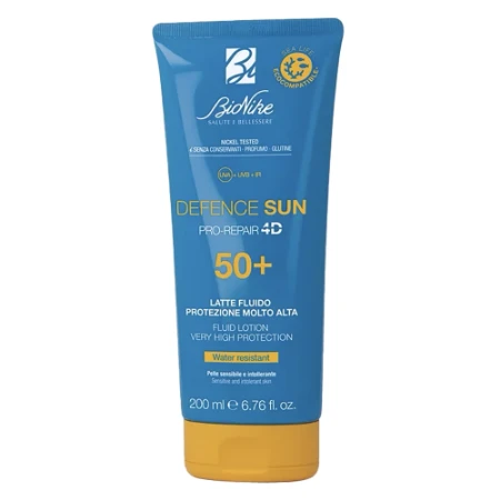 Bionike Baby&Kid Latte Fluido 50+, Resistente all'Acqua e Anti Sabbia 200ml