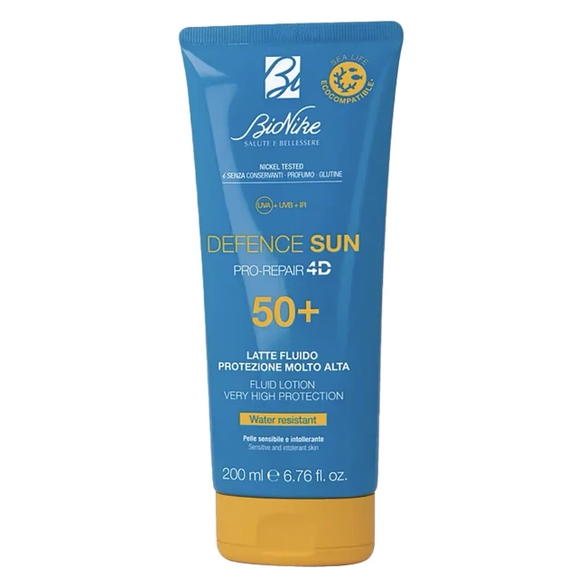 Bionike Baby&Kid Latte Fluido 50+, Resistente all'Acqua e Anti Sabbia 200ml