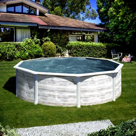 Immagine di Piscina Rotonda Finlandia KIT350N - 350x120cm con Filtro a Sabbia