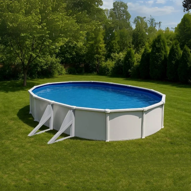 Immagine di Piscina Ovale Fidji KIT500ECO - 500x300x120cm con Filtro a Sabbia