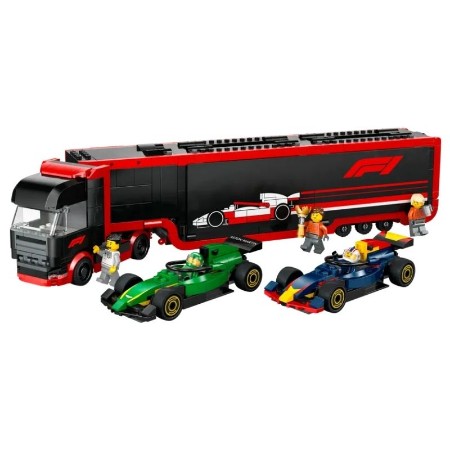 LEGO City Autotrasportatore F1 con Monoposto RB20 e AMR24 F1 60445