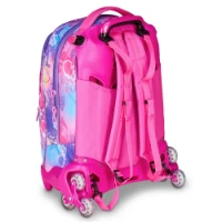 Zaino Trolley SJ GANG STYLE JAM GANG 3 Ruote, 33 L, Fucsia, Trasformabile In Zaino, Per Scuola Elementare