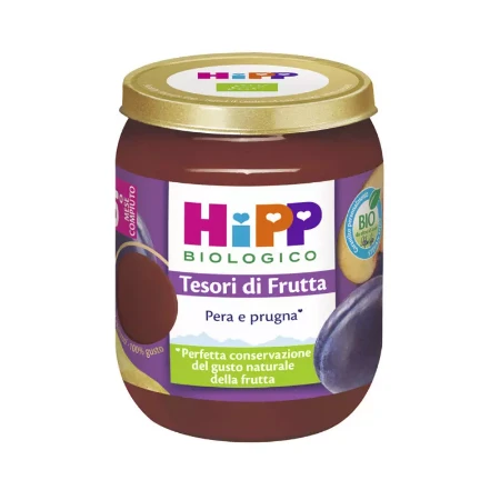 Immagine di Hipp Bio Tesori di Frutta Omogeneizzato Pera e Prugna 160 gr