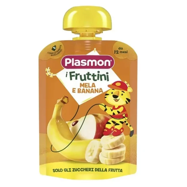 Immagine di Plasmon Pouch Fruttini Mela e Banana 130gr