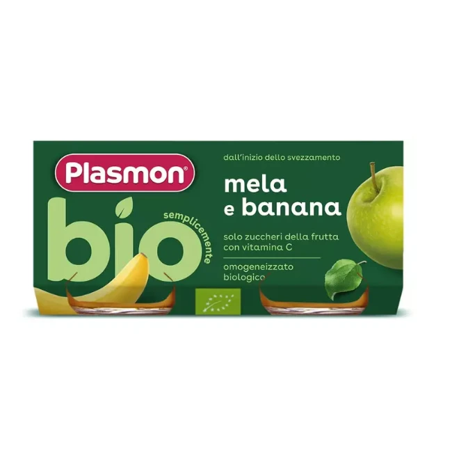 Immagine di Plasmon Bio Omogeneizzato Mela e Banana 6x80gr