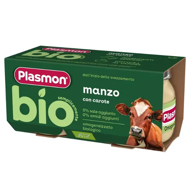 Immagine di Plasmon Bio Omogeneizzato Manzo 4x80gr