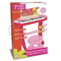 Immagine di Bontempi Tastiera 31 Tasti Digitale iGirl con Microfono e Sgabello - 133671