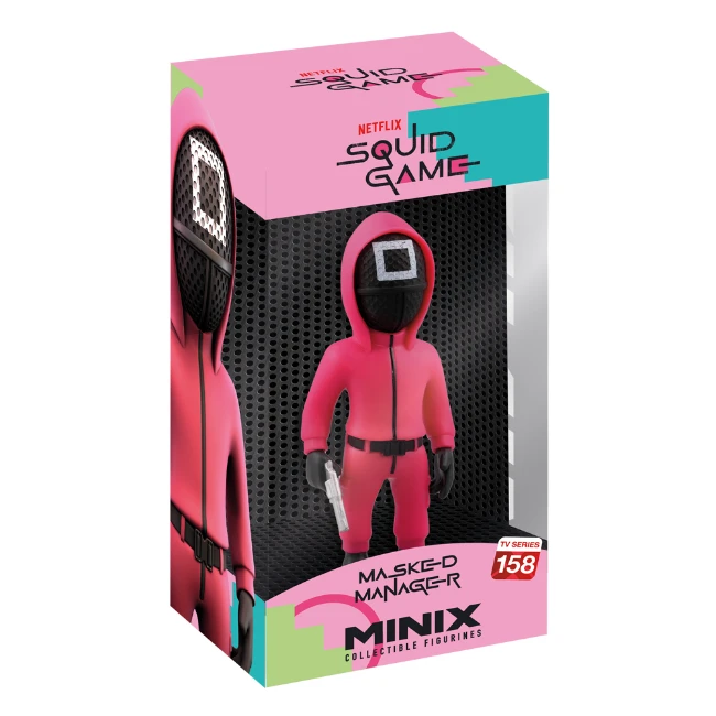 Immagine di Minix - Squid Game Masked Square Guard - Statuetta da Collezione in PVC 12 cm