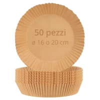 Carta Forno Tonda per Friggitrice ad Aria Delicia - 50 Pezzi