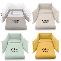Immagine di Pali Win Lettino Evolutivo 6in1 – Culla, Lettino, Poltroncina e Divanetto in Legno di Faggio, Materassi e Set Tessile inclusi